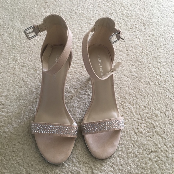 Marc Fisher ankle strap high heels, size 7.5 - Picture 3 of 10